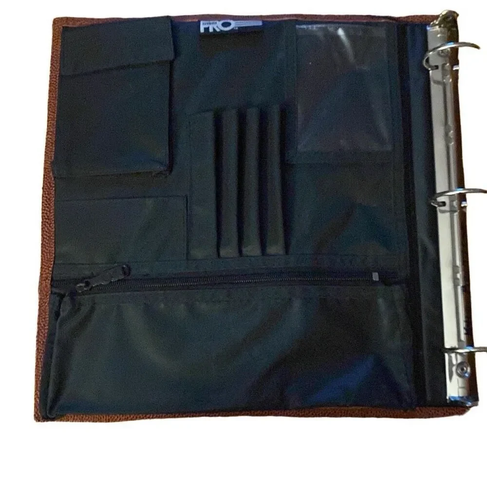 Vintage School Supplies Pen-Tab Pro Football 3 Ring Binder Trapper Keeper 90s